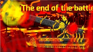 The end of the battle - cartoons about tanks