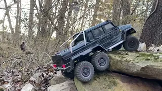 Pt. 2 with adventure time RC. Invaded by traxxas summit and axial utb18 Capra!