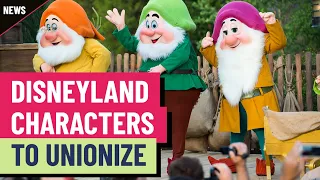 Disneyland characters vote to unionize