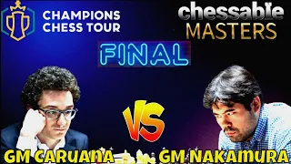 ETO PALA KATAPAT NI NAKAMURING! Nakamura vs Caruana Chessable Masters 2023 Winners FINAL