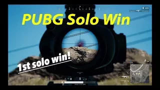 PUBG Xbox One - Solo - My 1st Win!