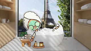 Summer Morning Routine In PARIS! 🇫🇷 | *with voice* | Toca Boca Life World Roleplay