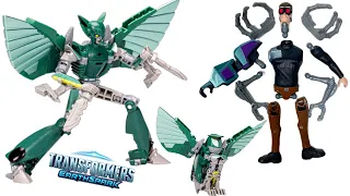 Tranformers Earthspark Terran Nightshade and Build a Figure Mandroid!