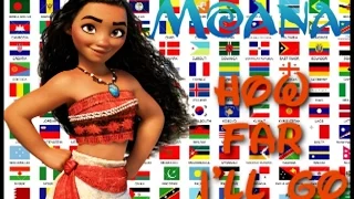 Moana - How Far I'll Go in 24 Languages