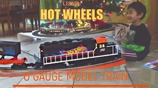 🚂🚃🚃🚃 Hot Wheels O-gauge Electric Toy Train Set unboxing Review