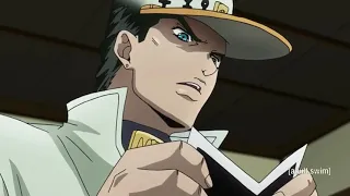 Jotaro folding picture | DUB [original scene]