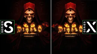 Diablo II Resurrected | Xbox Series X vs S | Graphics Comparison | 60 FPS TEST + Gameplay |