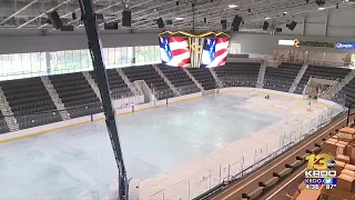 Ed Robson Arena nearing completion on Colorado College campus