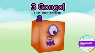 Numberblocks infinity big numbers counting 3 to 3 googol ‎@Educationalcorner110 #learntocount