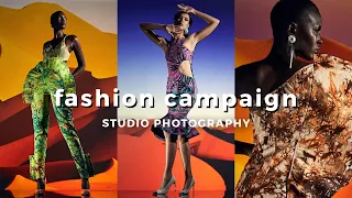 Shooting a Fashion Campaign | Studio Photography Behind The Scenes Vlog