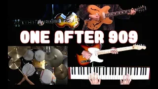 One After 909 - Guitars, Bass, Drums and Keyboards - Instrumental Cover