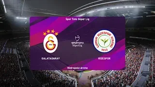 PES 2020 | Galatasaray vs Rizespor - Turkey Super Lig | 01 November 2019 | Full Gameplay HD