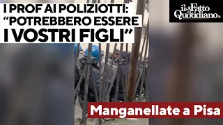 Manganellate a Pisa, i professori implorano i poliziotti: "Hanno solo 15 anni, non sono pericolosi"