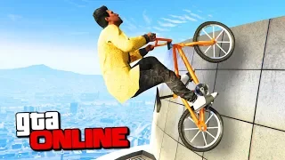 ПАРКУР НА BMX! УСТРОИЛИ ЭКСТРИМ ПАРК НА КРЫШЕ FBI! - GTA 5 ONLINE ( ГТА 5 ОНЛАЙН )