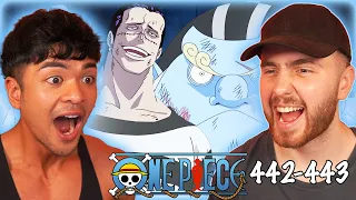 JIMBEI & CROCODILE JOIN THE TEAM?! - One Piece Episode 442 & 443 REACTION + REVIEW!