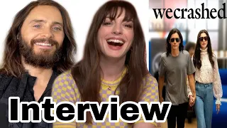 Jared Leto & Anne Hathaway WeCrashed Interview: the actors on their super powers & AppleTV+ series!
