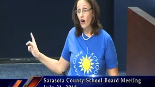 Sarasota County School Board Budget Meeting 7 31 2018