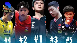 Top 5 men table tennis players (August 2021)