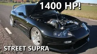 1239HP Toyota Supra! Autobahn - No speed limit (by AutoTopNL)