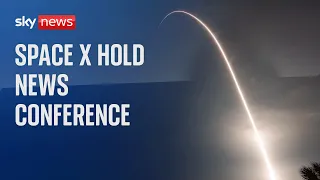 Space X holds news conference ahead of Crew-6 Mission returning to Earth