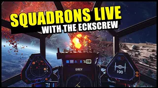 Star Wars Squadrons LIVE with the EcksCrew + @w4stedspace