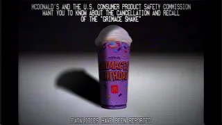 The Grimace Incident - Recall PSA And Emergency Alert