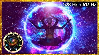 528 Hz + 417 Hz Manifest Miracles, Deep Healing, Solfeggio Healing Frequencies, Miracles Tones