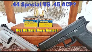 .44 Special VS .45 ACP? Hot Buffalo Bore Ammo!