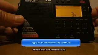 Tecsun PL-330 [firmware version 3306 ]initial testing video