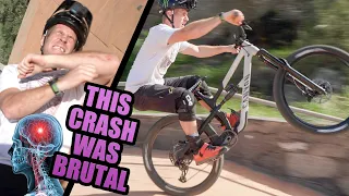 BRUTAL MTB CRASH GAVE ME CONCUSSION!