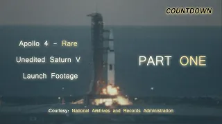 Apollo 4 - Unedited Saturn V Launch Footage (PART ONE)