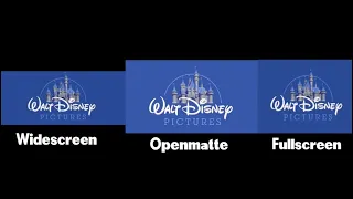 Walt Disney Pictures Pixar Animation Studios (2006) Widescreen, Fullscreen and Openmatte Comparison