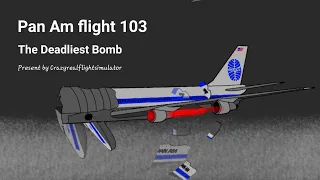 Pan Am flight 103 Crash animation