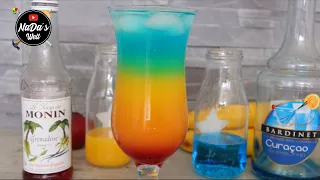 Rainbow Cocktail ohne Alkohol / Regenbogen Cocktail ganz einfach selber machen / NaDas Welt Rezepte