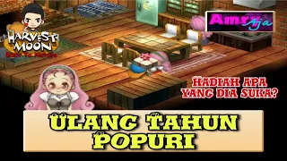 Hadiah Ulang Tahun Kesukaan Popuri - Harvest Moon Back To Nature - Gameplay - Walkthrough