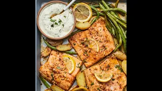 One-Pan Lemon Garlic Butter Trout Recipe Made with Sustainably Farmed Ontario Rainbow Trout!