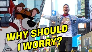 Why Should I Worry? (Oliver and Company) Cover in TIMES SQUARE