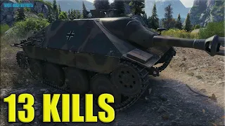 Как два пальца 13 фрагов ✅ World of Tanks Jagdpanzer 38(t) Hetzer