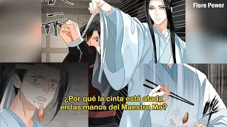 [SUB ESPAÑOL] Lan Zhan amarra a Wei Ying con su cinta de la frente (Manhua + AD) - MDZS