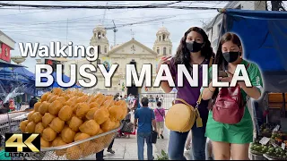 BUSY MANILA WALK [4K]