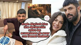 Engin Akyurek hizo una declaración sobre las acusaciones de amor con Demet Ozdemir#fahir #adimfarah