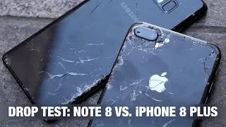 iPhone 8 Plus vs. Galaxy Note 8 - DROP TEST + пранк iPhone'ом