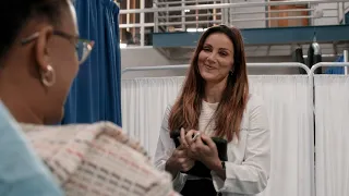 Carina's Friendly Patient Worries Gibson - Station 19