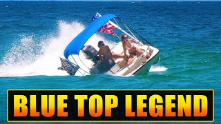 BLUE TOP LEGEND PLUS RESCUE AT BOCA INLET !! | HAULOVER INLET BOATS | WAVY BOATS