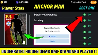 43000 GP Only! Most Underrated DMF Standard Player In eFootball 2024 Mobile | Hidden Gems 🔥