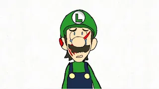 Hero meme//ft:Luigi//super mario bros//lazy🥲//TW:blood//dead mario AU