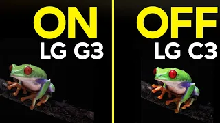 LG OLED Game Mode Color Brightness | G3 & C3 TV Comparison