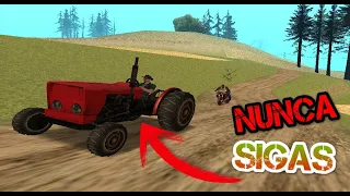 Nunca Sigas al tractor del GTA San andreas o te ocurrirá esto!!