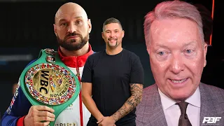 FRANK WARREN REACTS TO TONY BELLEW SAYING TYSON FURY HAS A PUNCHER'S CHANCE VS USYK, EDDIE HEARN 5V5