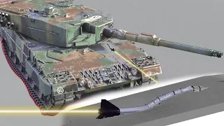 T-80U vs Leopard 2A4 | 3BM42 | Armor Penetration Simulation